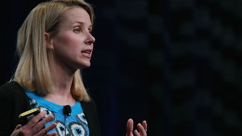 The US business figure left Google to become president and CEO of troubled internet giant Yahoo! in July; she was Yahoo!’s third CEO in a year. (Copyright: Getty Images) The US business figure left Google to become president and CEO of troubled internet giant Yahoo! in July; she was Yahoo!’s third CEO in a year. (Copyright: Getty Images)