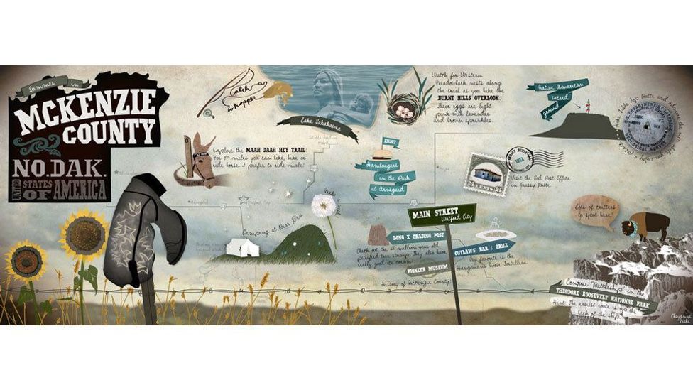 Mapping the world McKenzie County, North Dakota BBC Travel