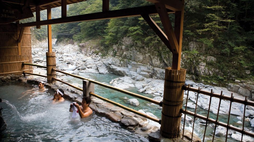 Most onsen have separate baths for men and women. (Antony Giblin/LPI)