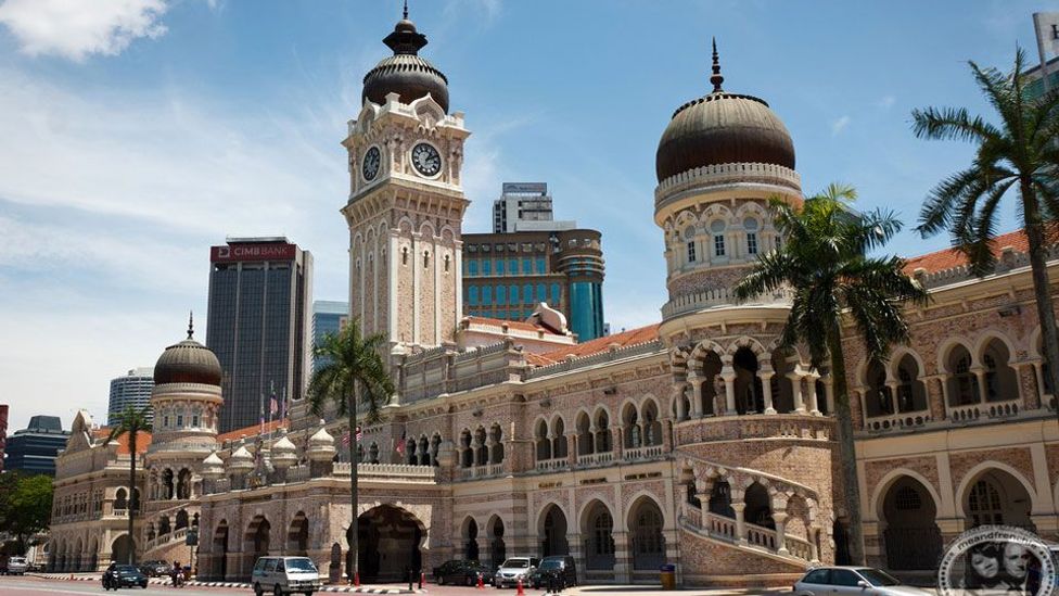 Malaysia, Sultan Abdul Samad Building, Merdeka Square, Moorish, clock, clock tower Malaysia, Sultan Abdul Samad Building, Merdeka Square, Moorish, clock, clock tower