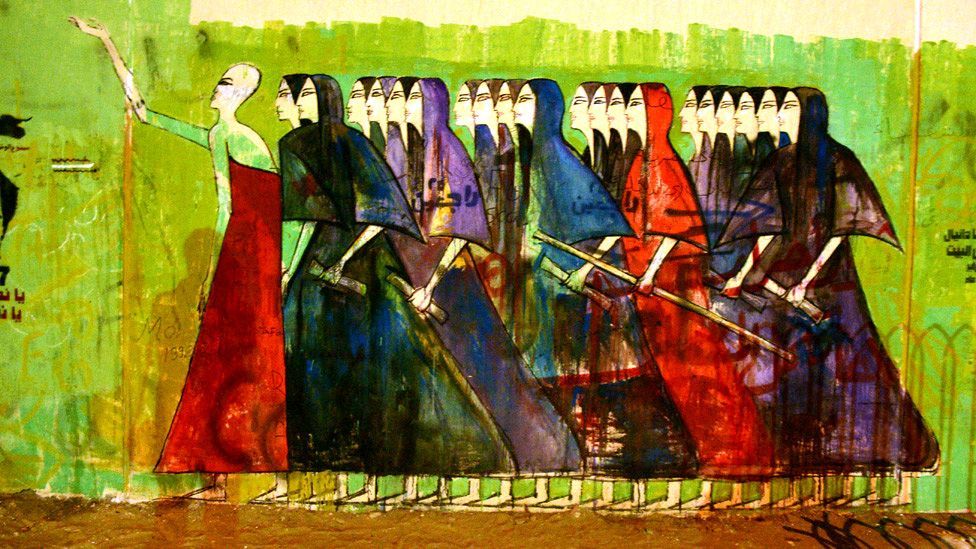 The art of ancient Egypt is a huge influence on the work of Alaa Awad, a prominent member of the country’s new generation of street artists. (Alaa Awad) The art of ancient Egypt is a huge influence on the work of Alaa Awad, a prominent member of the country’s new generation of street artists. (Alaa Awad)