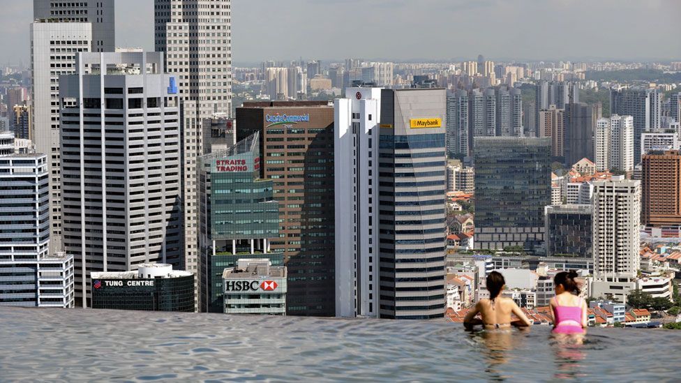 The artificial landscape with water, and hundreds of trees and plants offers a unique view of the city for those who can afford it. (Copyright: AP) The artificial landscape with water, and hundreds of trees and plants offers a unique view of the city for those who can afford it. (Copyright: AP)