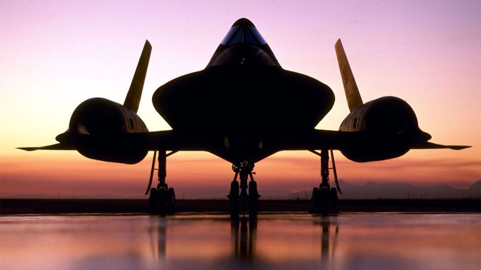 HD wallpaper lockheed sr 71 blackbird sunset silhouette sky  transportation  Wallpaper Flare