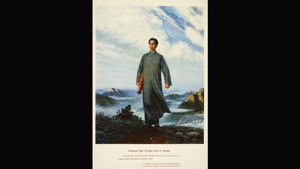 A painting showing Mao Zedong victorious at the 1922 miners’ strike is said to be the most reproduced image of all time. (Photo: British Library) A painting showing Mao Zedong victorious at the 1922 miners’ strike is said to be the most reproduced image of all time. (Photo: British Library)
