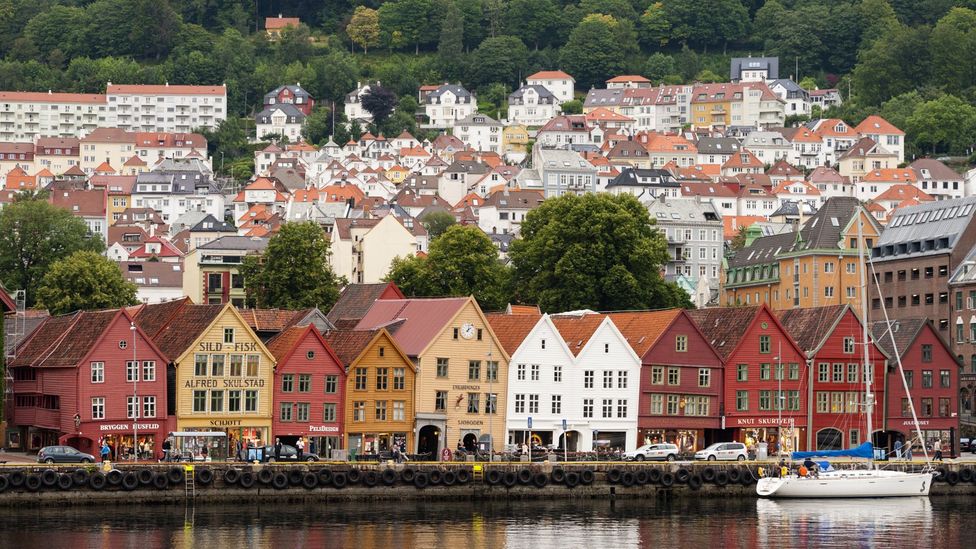 europe bergen wharf Bryggen norway europe bergen wharf Bryggen norway