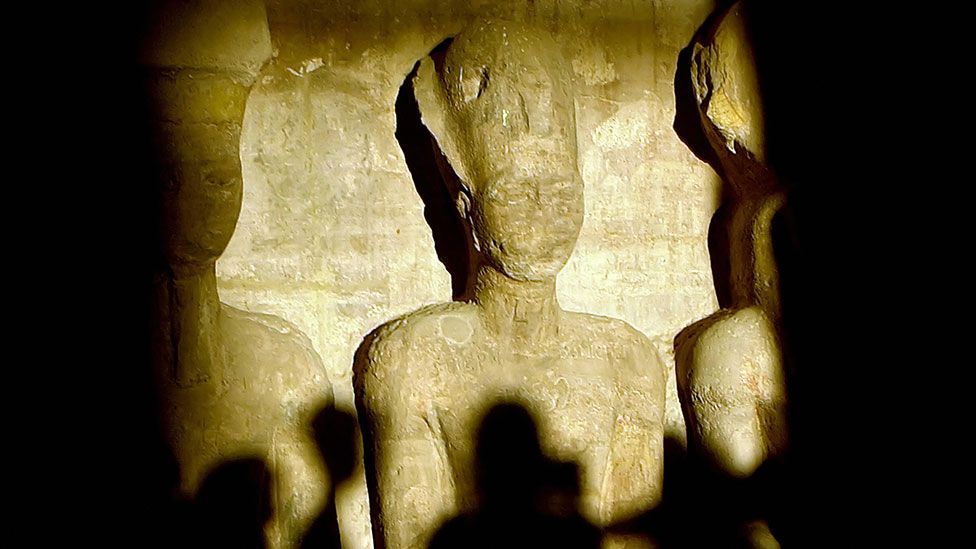 Public art has been around for years – Ramesses the Great was the most celebrated Egyptian pharaoh, with four giant sculptures of him in the temple at Abu Simbel. (Getty Images)