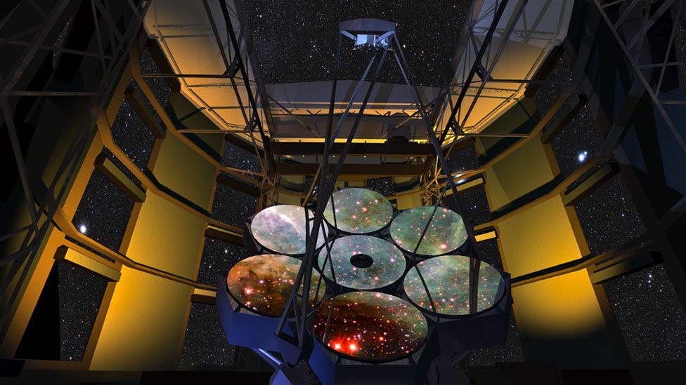 Another observatory being built is the Giant Magellan Telescope, which will have 10 times greater resolution than the Hubble Space Telescope (Copyright: Giant Magellan Telescope) Another observatory being built is the Giant Magellan Telescope, which will have 10 times greater resolution than the Hubble Space Telescope (Copyright: Giant Magellan Telescope)