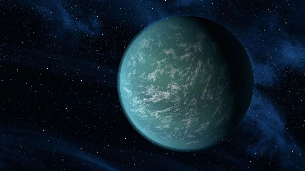 In 2011, Kepler-22b was the first Earth-sized planet that Kepler confirmed orbited in a “habitable zone” of a star like our Sun. (Copyright: Nasa) In 2011, Kepler-22b was the first Earth-sized planet that Kepler confirmed orbited in a “habitable zone” of a star like our Sun. (Copyright: Nasa)