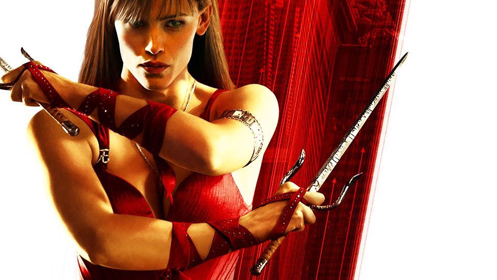 Jennifer Garner appeared in 2003’s Daredevil as Elektra before a lead role in the 2005 spin-off; it failed to win support from reviewers. (Twentieth Century Fox Film Corporation)