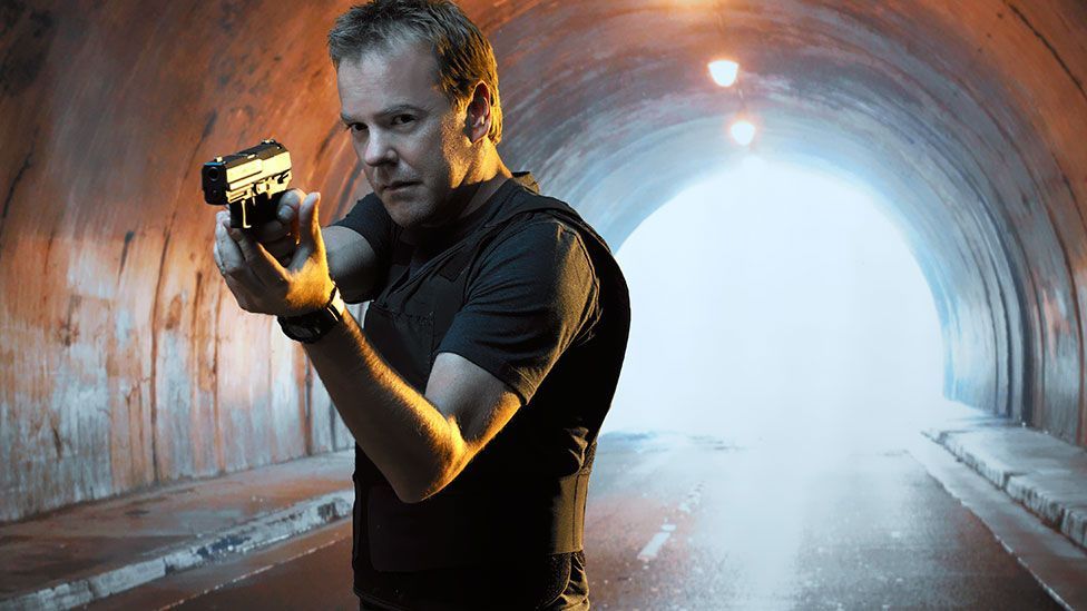 24’s hero, Jack Bauer, has a fractious home life. As the head of the CTU (counter terrorism unit) his unorthodox methods (including torture) have created controversy. (Photo: Fox)