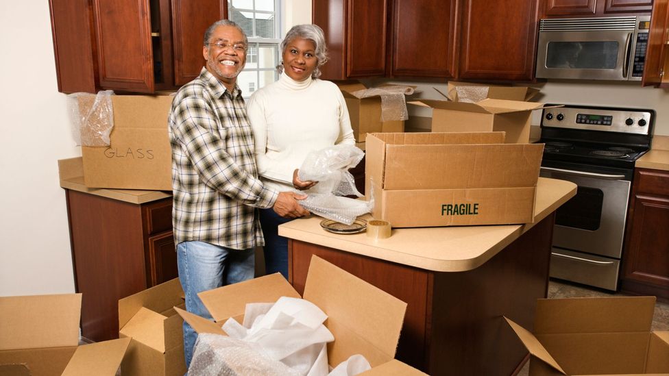 Experts say moving to a smaller space – and unloading unwanted items – can be a great cost-saving measure for empty nesters. (Thinkstock)