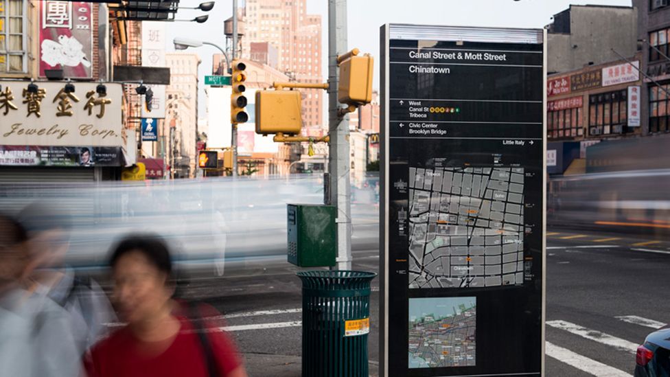 WalkNYC is a scheme to make Manhattan and parts of Brooklyn as walkable as possible, giving pedestrians extra information to plan a route. (Copyright: New York City Government) WalkNYC is a scheme to make Manhattan and parts of Brooklyn as walkable as possible, giving pedestrians extra information to plan a route. (Copyright: New York City Government)