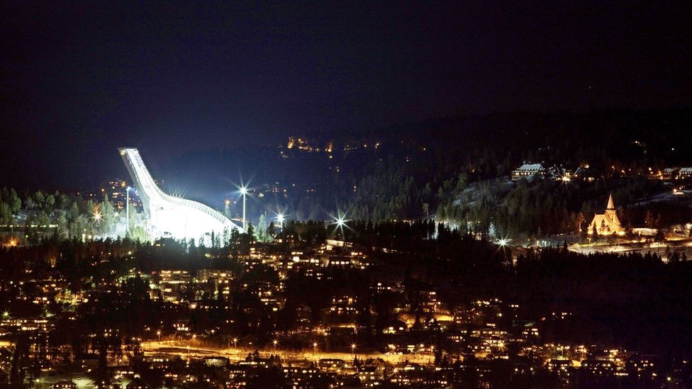 Holmenkollen Ski Jump Arena, Oslo Norway Holmenkollen Ski Jump Arena, Oslo Norway