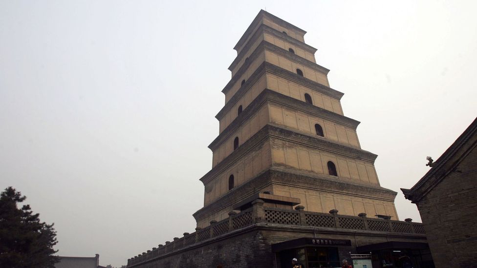 The Big Wild Goose Pagoda Xian china The Big Wild Goose Pagoda Xian china