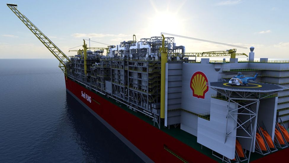 Shell is planning to build a massive floating structure, the Prelude Floating Liquefied Natural Gas facility, which could then be converted after gas is exploited. (Shell) Shell is planning to build a massive floating structure, the Prelude Floating Liquefied Natural Gas facility, which could then be converted after gas is exploited. (Shell)