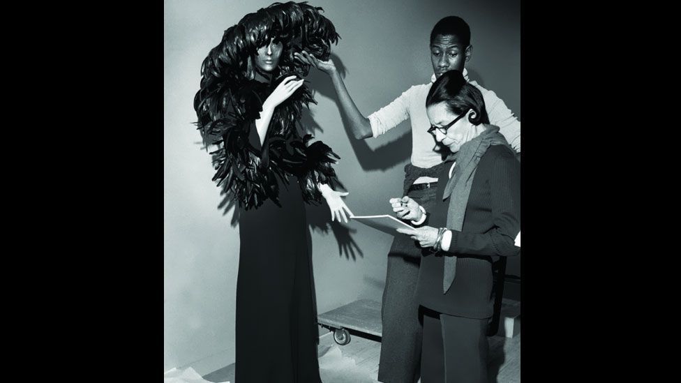 Fashion editor André Leon Talley has been fascinated by the LBD for years. Seen here in 1974, he recently curated an exhibition on the subject. (Bill Cunningham/Skira Rizzoli)