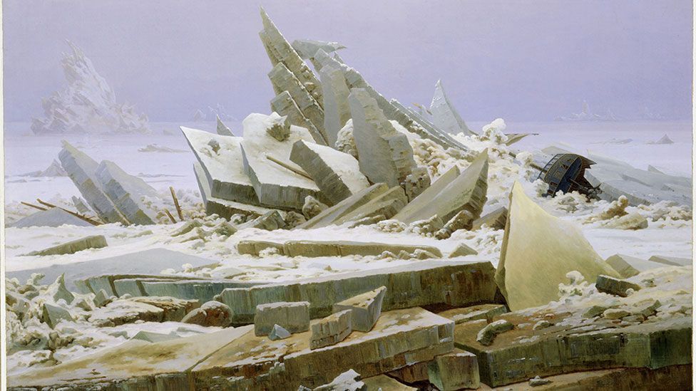 The Sea of Ice by Caspar David Friedrich (1824)