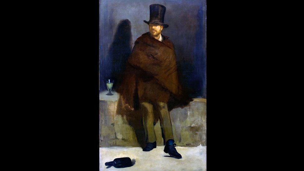 Édouard Manet’s The Absinthe Drinker (1859) marked the beginning of the absinthe age. It was rejected from the Paris Salon, with only Delacroix voting in favour of it. (Alamy) Édouard Manet’s The Absinthe Drinker (1859) marked the beginning of the absinthe age. It was rejected from the Paris Salon, with only Delacroix voting in favour of it. (Alamy)