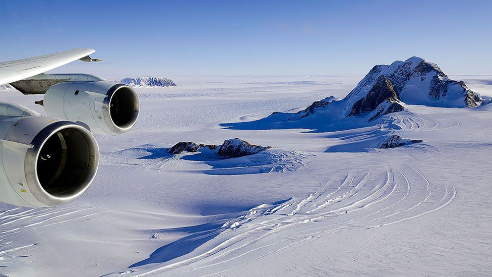 Antarctica may have quiet spots, but planes and other human activity make a racket in the summer. (NG Images / Alamy) Antarctica may have quiet spots, but planes and other human activity make a racket in the summer. (NG Images / Alamy)
