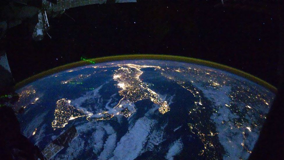 Satellite imagery of artificial light, like this picture of Italy, can reveal the human activity you might want to avoid. (Nasa) Satellite imagery of artificial light, like this picture of Italy, can reveal the human activity you might want to avoid. (Nasa)