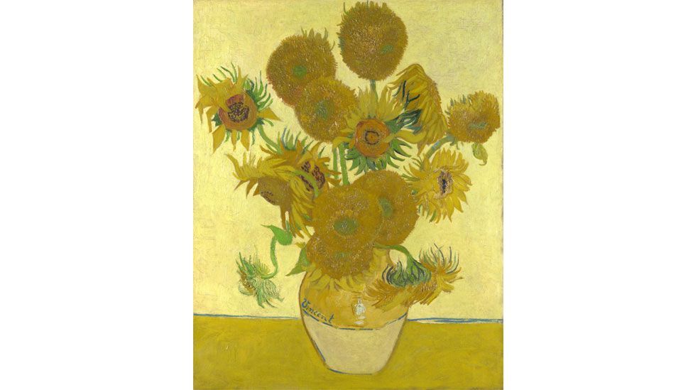 Vincent Van Gogh Authentic SUNFLOWERS