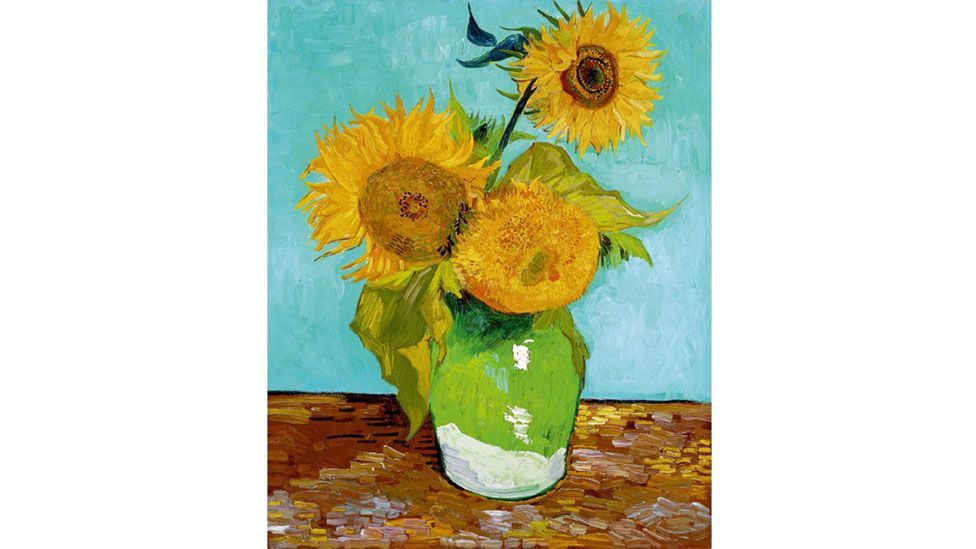 van gogh painting sunflowers 1987