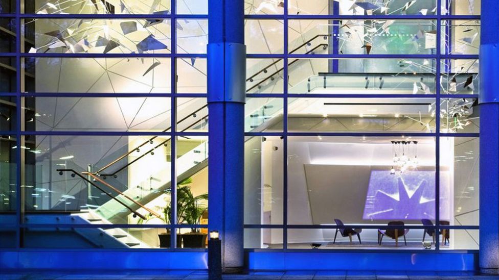 The exterior of Starwood's innovation lab in Stamford, Connecticut. (Starwood) The exterior of Starwood's innovation lab in Stamford, Connecticut. (Starwood)