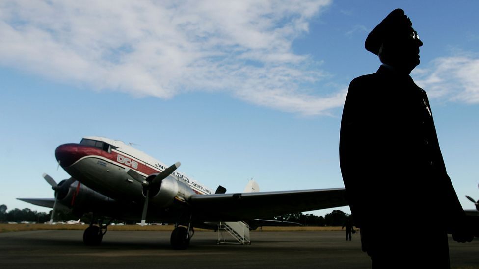 The Douglas DC-3 was a pioneering design for airliners; its sleek metal lines were a step up from the canvas biplanes of a few years before. (Getty Images) The Douglas DC-3 was a pioneering design for airliners; its sleek metal lines were a step up from the canvas biplanes of a few years before. (Getty Images)