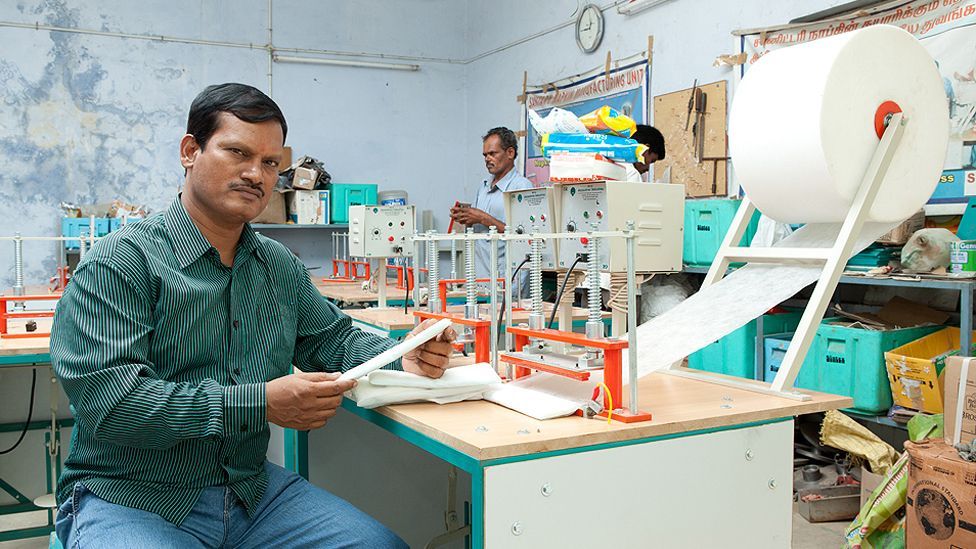 The man who reinvented the sanitary pad BBC Future