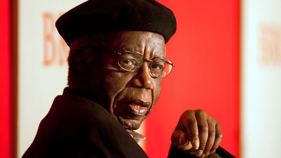 Chinua Achebe (AP Photo/Brown University/Mike Cohea)