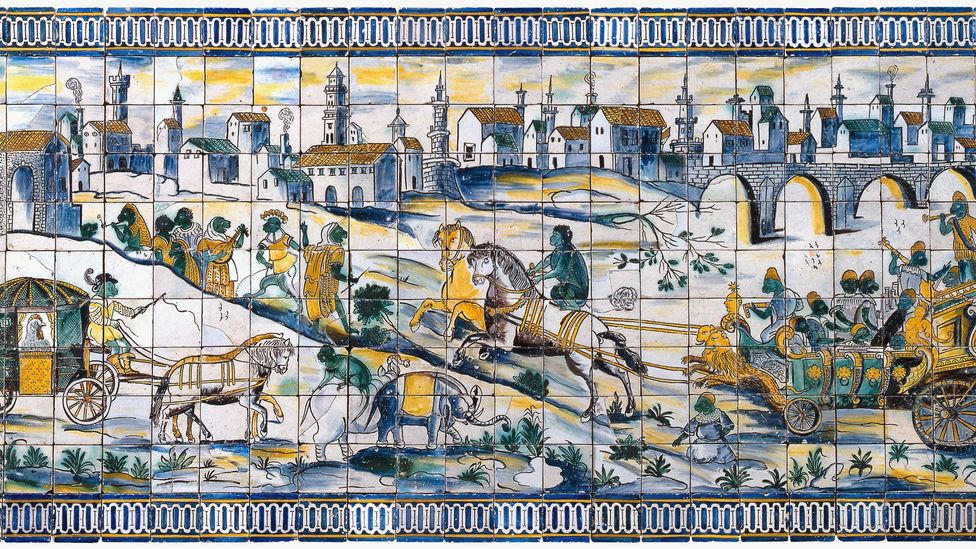 Elaborate art at the azulejo museum. (Museu Nacional do Azulejo)