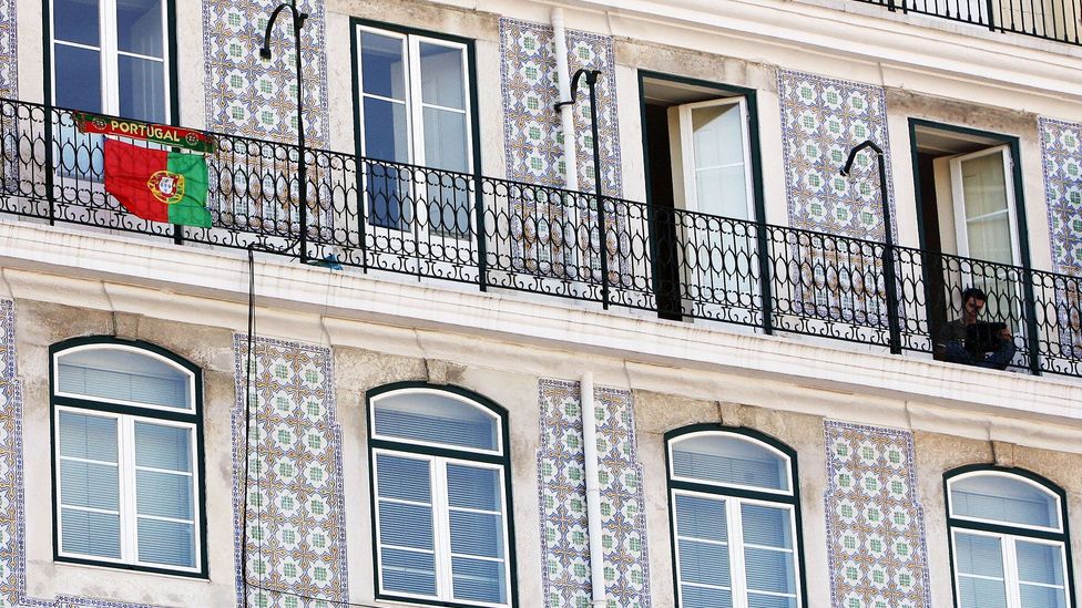 Painted Portuguese Tiles called Azulejos