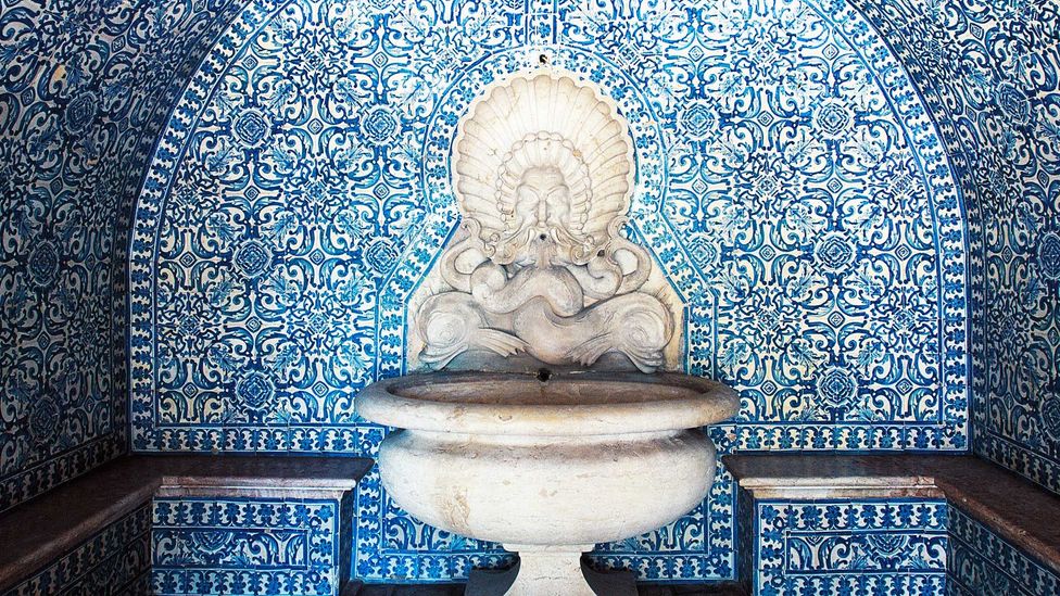 Painted Portuguese Tiles called Azulejos