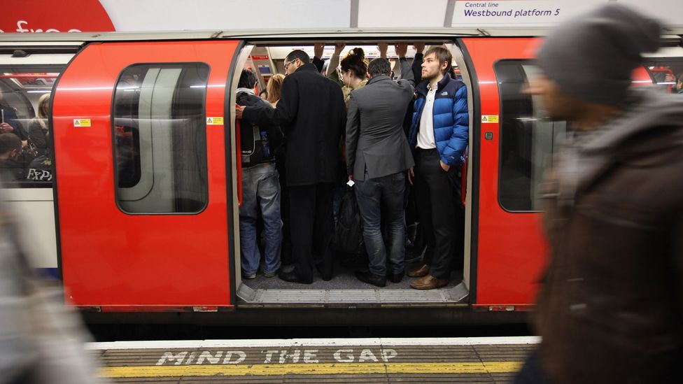 The London Tube is for commuting, not conversing with strangers. (Dan Kitwood/Getty)