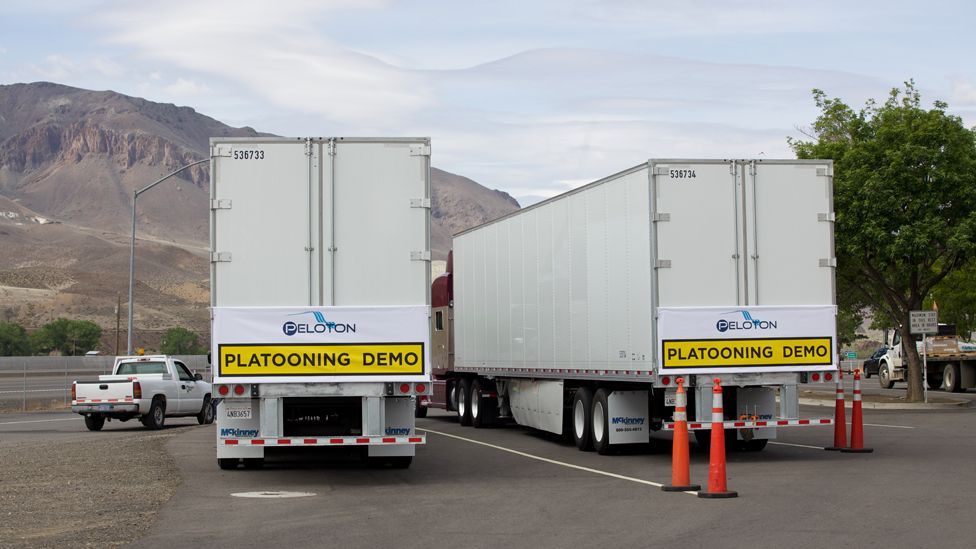 The trucks have already carried thousands of miles of tests in Texas (Peloton Technology)