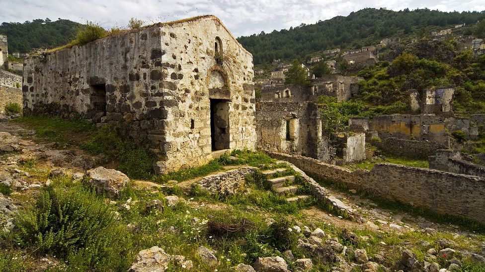 An abandoned Kayakoy chapel. (Ihsanyildizli/Getty) An abandoned Kayakoy chapel. (Ihsanyildizli/Getty)