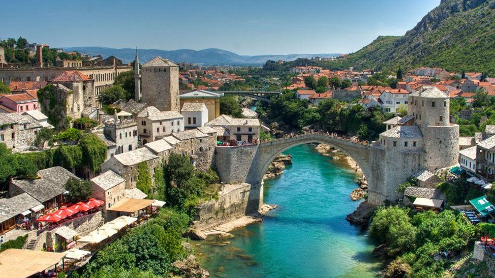 A view of Mostar, Bosnia-Hercegovina. (Lassi Kurkijarvi)