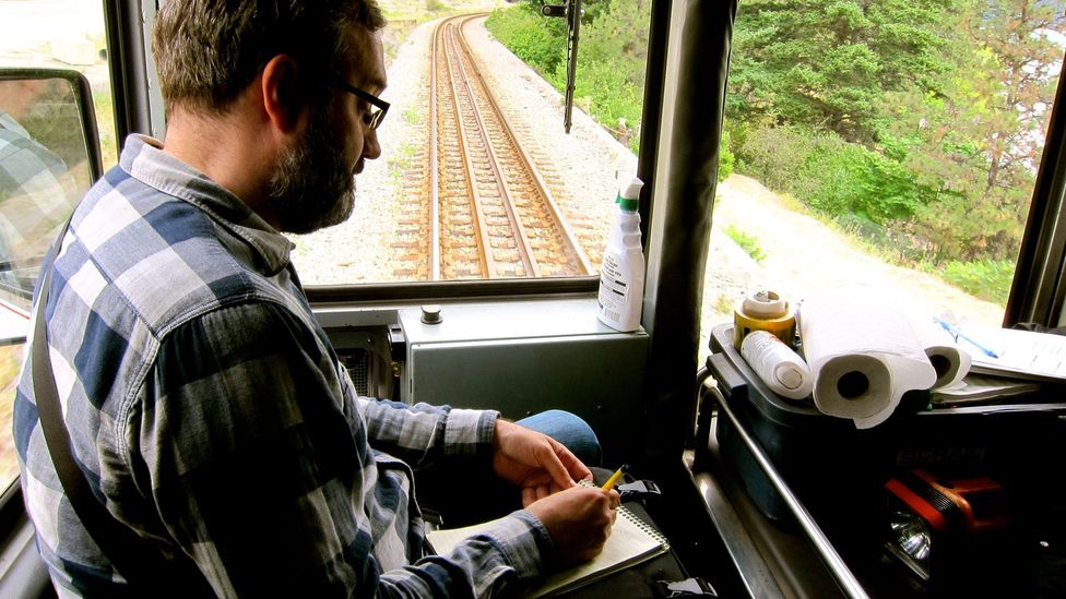 A desk and driver's seat. (John Lee) A desk and driver's seat. (John Lee)
