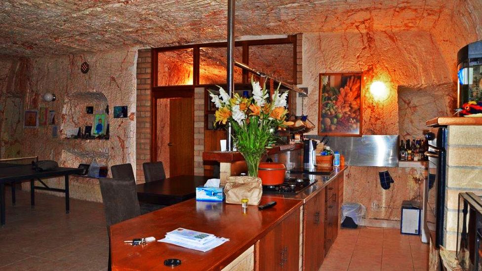 Most homes are built underground--with full amenities--because of Coober Pedy’s extreme heat.  (Desrey Jones)