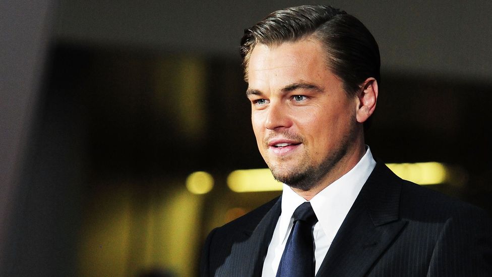 Actor Leonardo DiCaprio appears formal in a black tie. (Getty Images)
