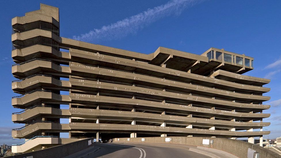 Trinity Car Park, in Gateshead in the north of England was featured in 1971's thriller Get Carter starring Michael Caine. It was demolished in 2010 (Keith Paisley/Alamy)