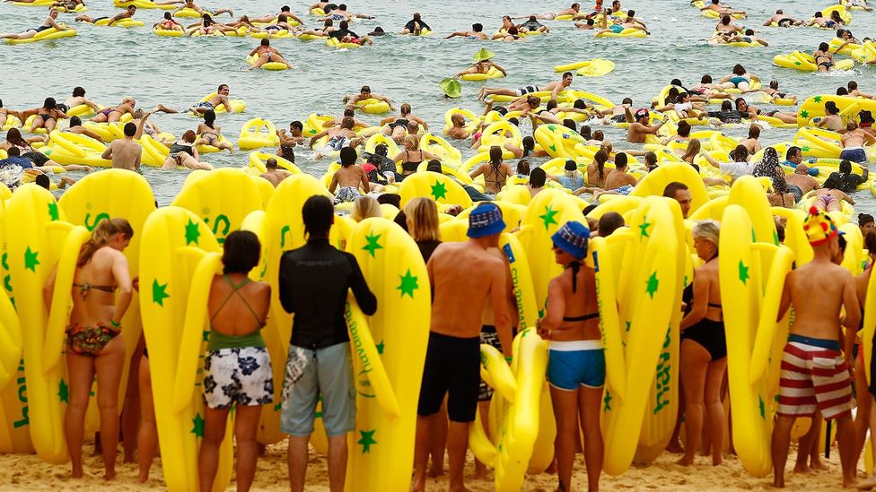 You may not be alone in enjoying Sydney's beaches. (Getty Images)