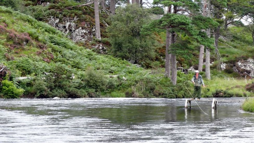 River Inver, Scottish Highlands, Scotland, fishing River Inver, Scottish Highlands, Scotland, fishing