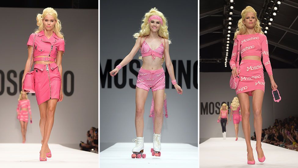 Barbie girls hit the runway at Milan Fashion Week - BBC Culture