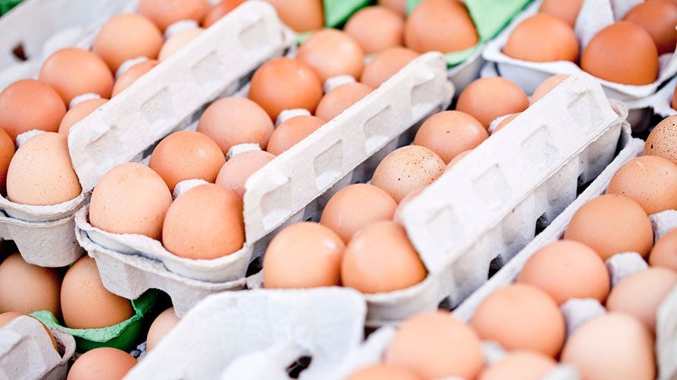 Staples like eggs are rarely placed prominently on the shelves - you have to seek them out (Thinkstock)