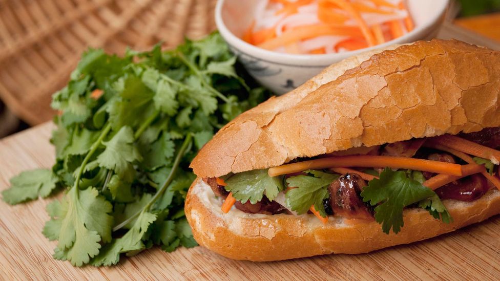 Banh mi, ready to eat. (Rebecca Skinner/Getty) Banh mi, ready to eat. (Rebecca Skinner/Getty)
