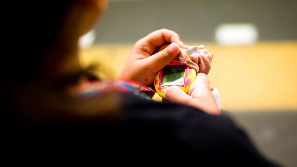 Tamagotchis demanded care and attention from their owners (Joi Ito/Flickr/CC BY 2.0) Tamagotchis demanded care and attention from their owners (Joi Ito/Flickr/CC BY 2.0)
