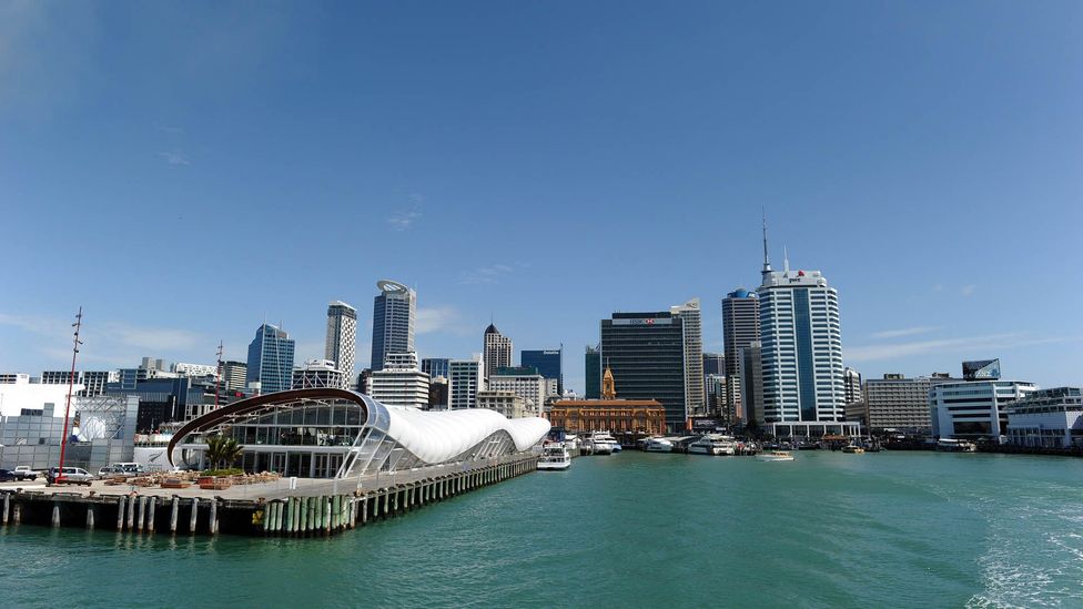 The view from Auckland Harbour. (Paul Ellis/Getty)