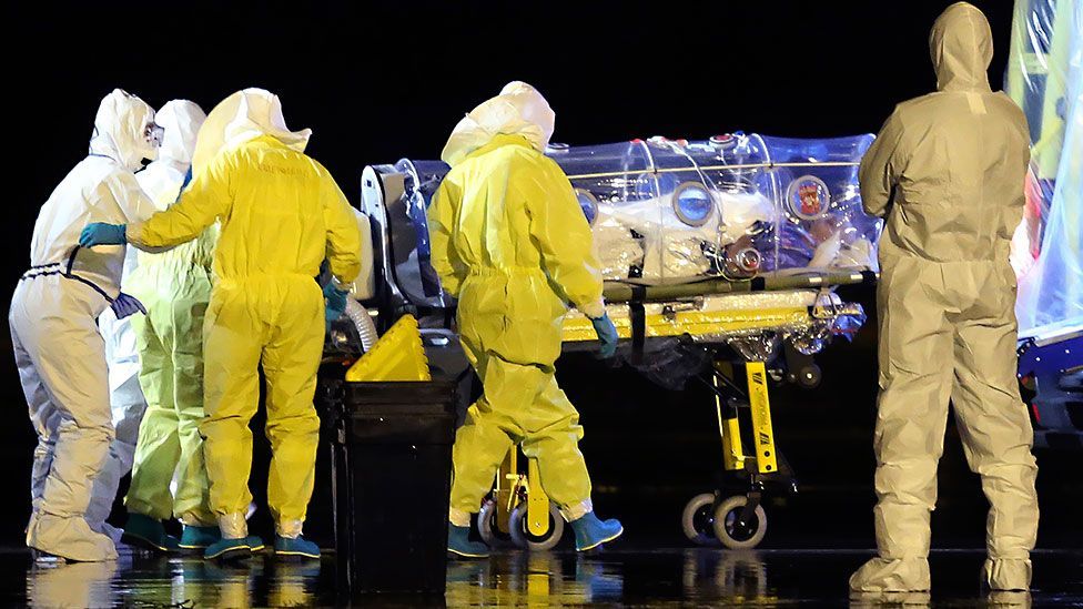 Could we diagnose Ebola differently? (AP Photo/Spanish Defense Ministry)