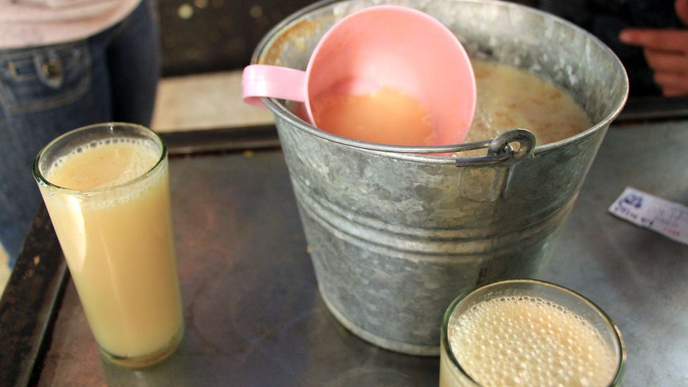 Pulque curado at La Risa. (Brad Cohen) Pulque curado at La Risa. (Brad Cohen)